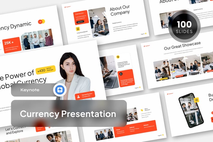Currency Clean Modern Keynote
