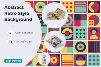 Abstract Retro Style Background