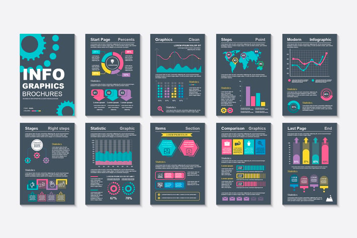 Infographic Brochure Data Visualization