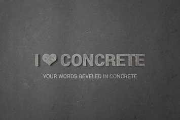 I ♥ Concrete — Smart Object Styles for Photoshop
