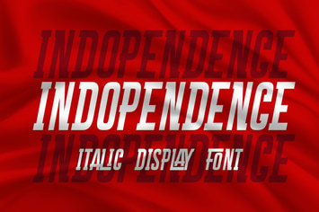 Indopendence - Italic Display Font