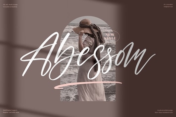 Abessom Handwritten Font