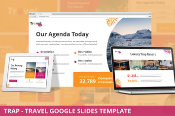 Trap - Travel Google Slides Template