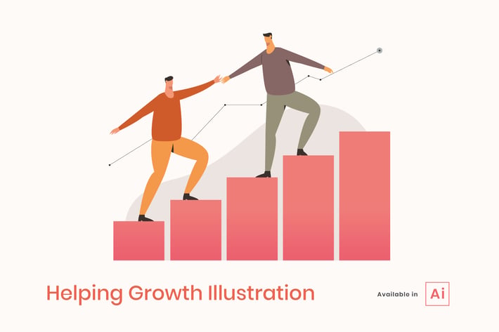 Helping Growth Illustration
