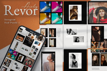 Analog Revor Intagram Puzzle Template