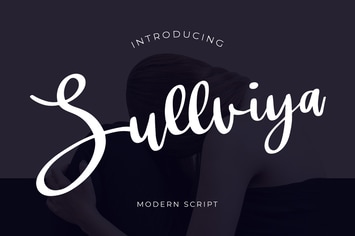 Sullviya Modern Script Font