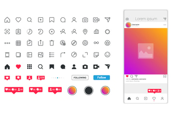 App Screen interface and icons