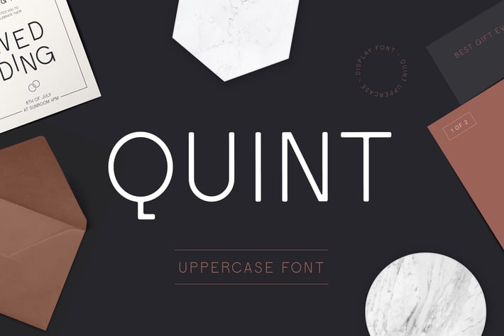 Quint Uppercase Font