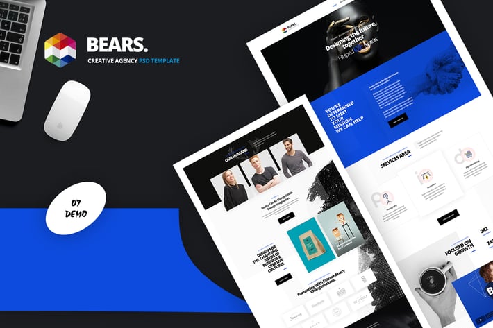 Bear's - Creative Agency PSD Template
