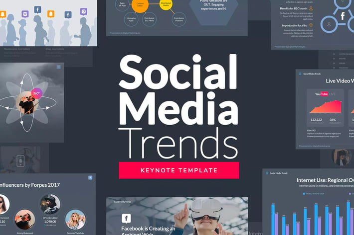 Social Media Trends - Keynote Template