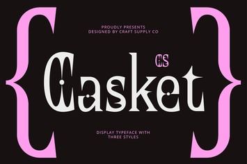 Casket – Gothic Font
