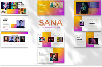 Sana - Business Presentation PowerPoint Template