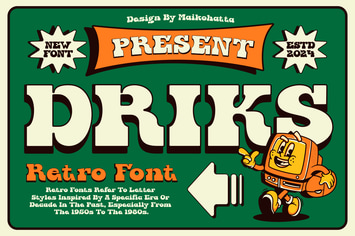 Driks - Serif Retro Font