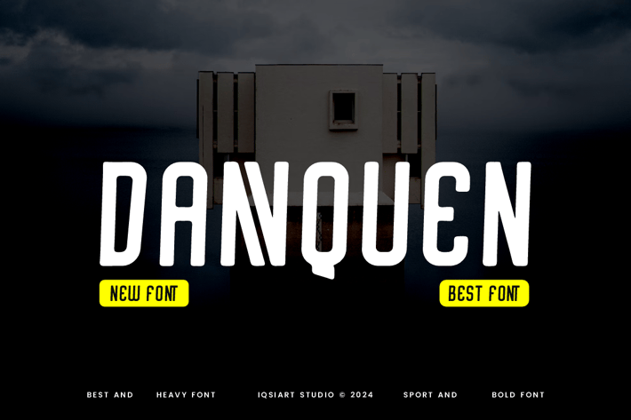 Dannquen - Rounded & Tall Font