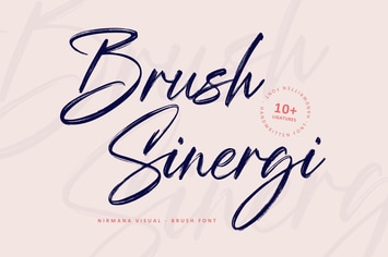 Brush Sinergi - Brush Script Font