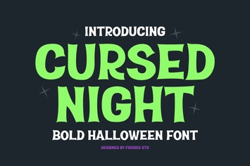 Cursed Night - Bold and Clean Halloween Font