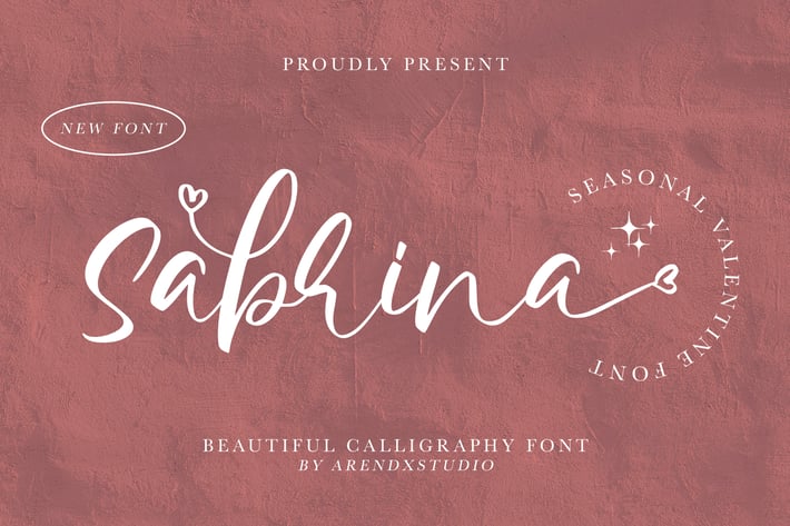 Sabrina - Beautiful Calligraphy Font