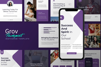 Grov - Education Theme Instagram Template