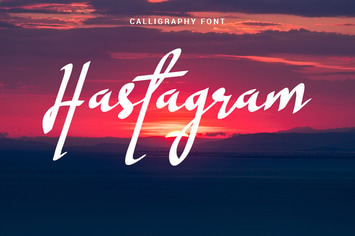 Hastagram - Calligraphy Font