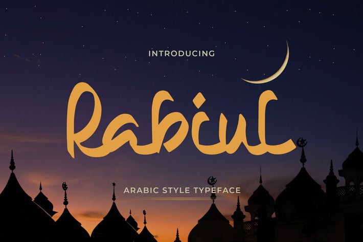 Rabiul – Arabic Style Typeface