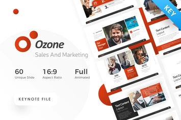 Ozone Sales & Marketing Keynote Template
