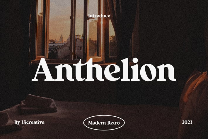 Anthelion Modern Retro Serif Font