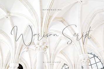 Warisan Script Font