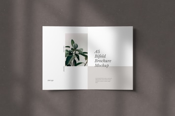 A5 Bifold Brochure Mockup