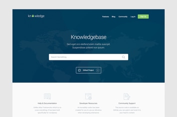 Knowledge - Knowledgebase & Documentation HTMl Tem