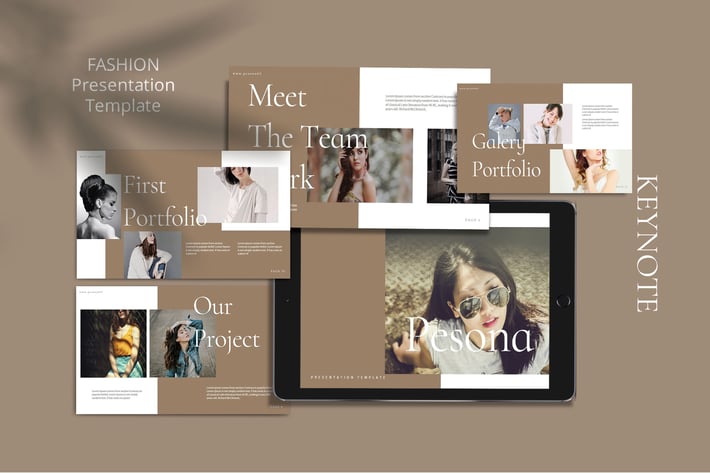 PESONA - Fashion Keynote Template