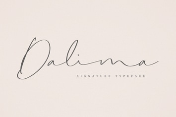 Dalima Signature Font