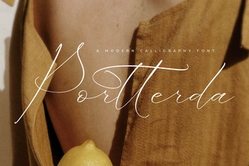 Portterda A Modern Calligraphy Font