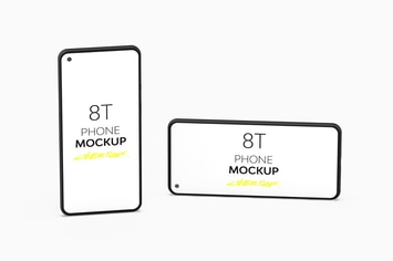 8T Cyberpunk Phone Mockup