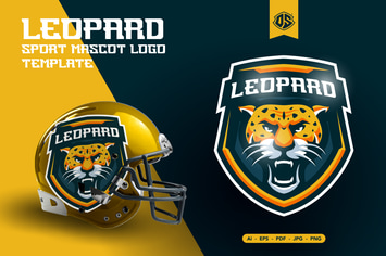 Leopard Sport Mascot Logo