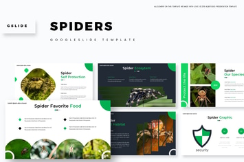 Spiders  - Google Slides Template