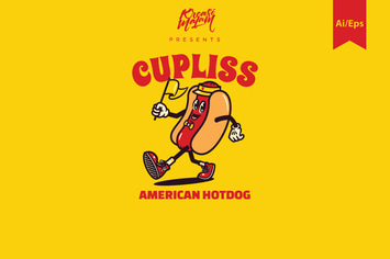 Cupliss Hotdog Logo Template