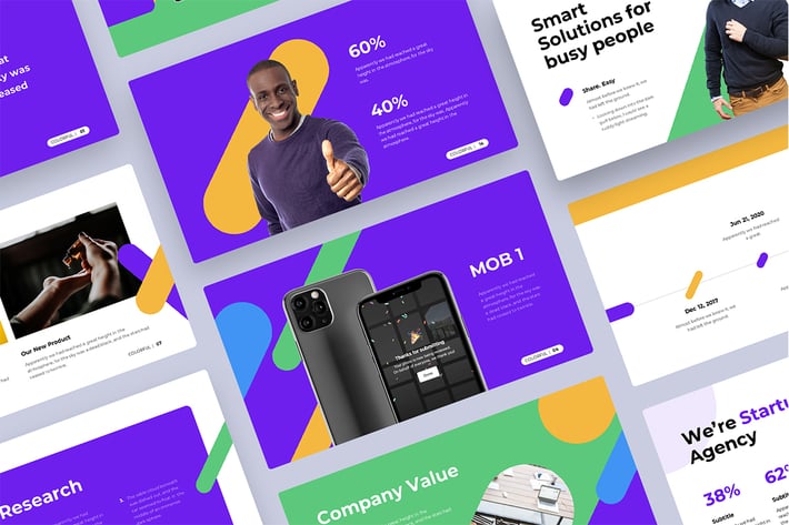 Colored - Creative Presentation Template (PPTX)