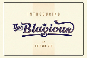 BLAGIOUS BOLD SCRIPT