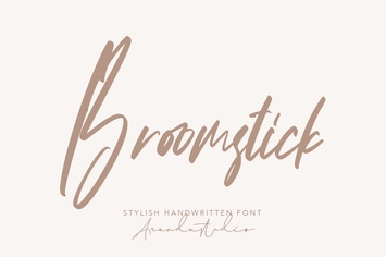 Broomstick - Handwritten Font