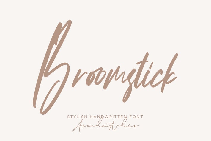 Broomstick - Handwritten Font