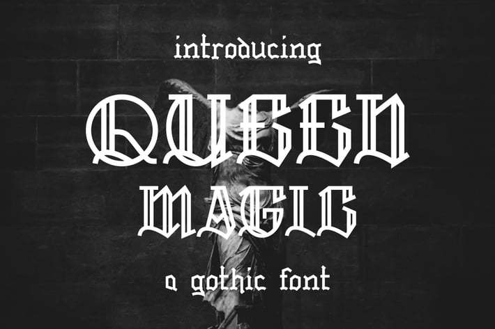 Queen Magic - Blackletter Font