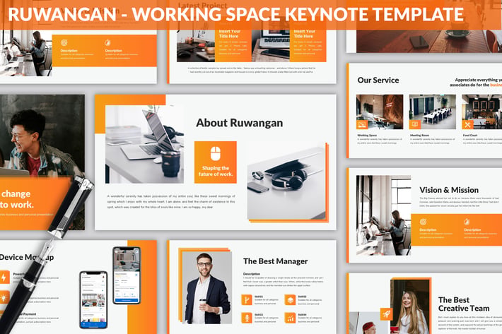 Ruwangan - Working Space Keynote Template
