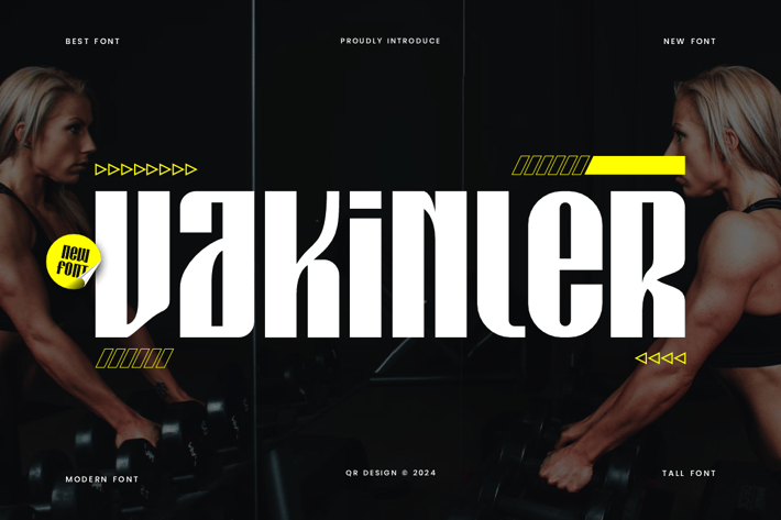 Vakinler - Sport Condensed Font