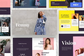 Femmy - Fashion Keynote Presentation Template