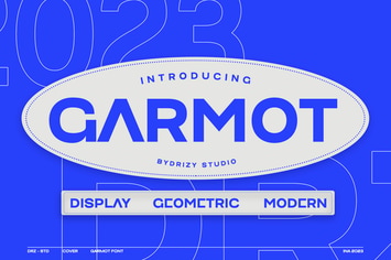 Garmot - Modern Geometric Font
