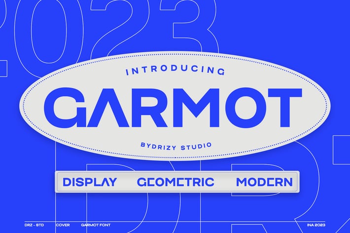 Garmot - Modern Geometric Font