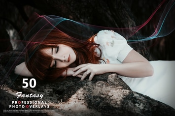 50 Fantasy Photo Overlays - Vol 1