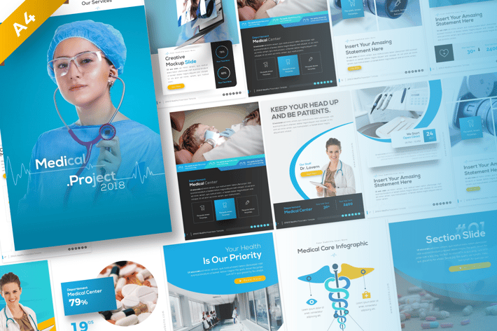 Medipro Portrait Medical PowerPoint Template