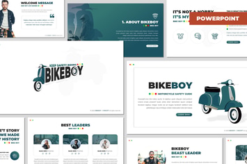 Bikeboy - Automotive Powerpoint Template