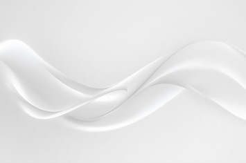 white background with smooth lines 